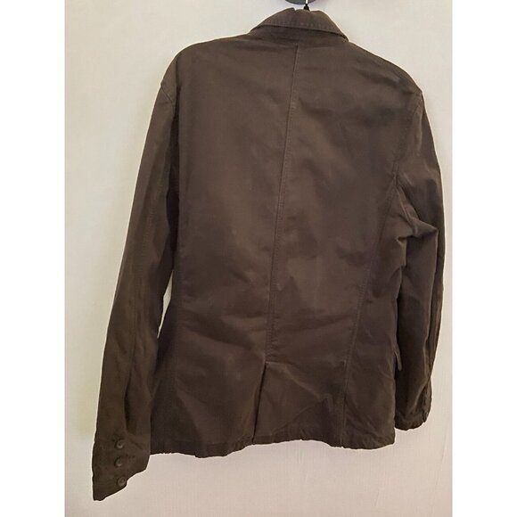 Stock Men Cotton 3 Button Blazer Brown Sport Jacket Size L - Picture 3 of 16